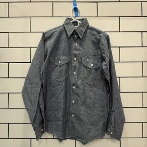 Men's Chambray Work Shirt - Vintage, Deadstock